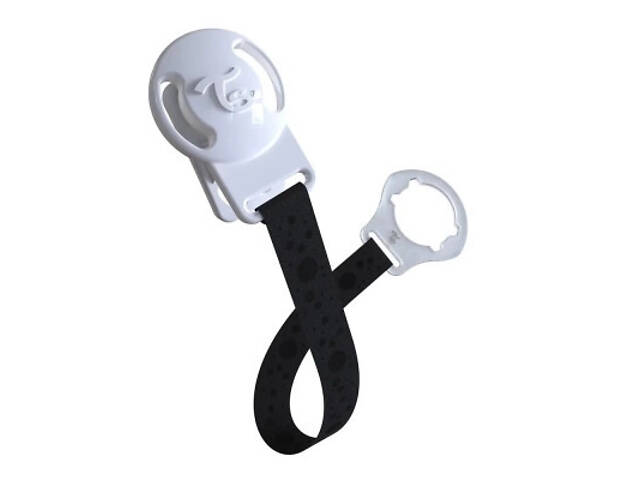 Кліпса для пустушок Twistshake чорна (78103) - Фото 1