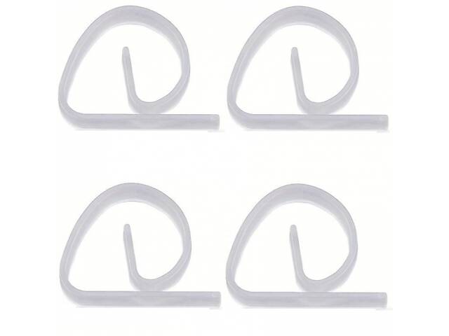 Кліпси для скатертини настільні білі (4шт./уп.), затискачі для скатертини - Фото 1