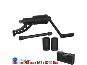 Ключ балонний роторний Intertool 261 мм x 1:68 x 5200 Н/м (XT-0002)