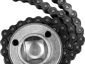 Ключ до масляного фильтру Цепьовий YATO : квадрат- 1/2, Ø=60-115 мм, Cr-V YT-08253