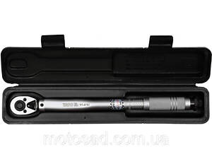 Ключ динамометричний YATO : квадрат 3/8', F= 19- 110 Нм, L= 366 мм [20]