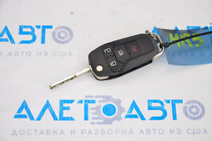 Ключ Ford Fusion mk5 13-16 4 кнопки, розкладний, дефект механізму складання