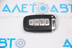 Ключ Hyundai Sonata 11-15 smart 4 кнопки, стерт хром