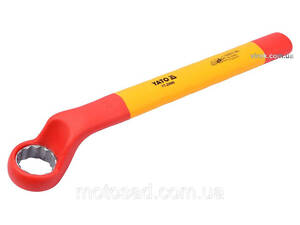 Ключ накидний YATO : Вигнутий, М24 мм, ізольований корпус VDE до 1000V (DW)