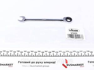 Ключ рожково-накидной с трещоткой 13 mm 72 зуб. L-177 mm