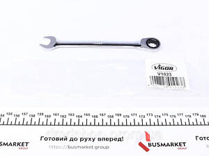 Ключ рожково-накидный с трещоткой 13 mm 72 зуб. L-177 mm