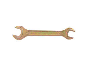 Ключ Sigma ріжковий 14x17мм жовтий цинк (6025171)