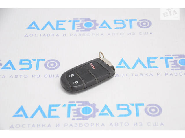 Ключ smart Dodge Journey 11- 3 кнопки, без автозапуска, затерт