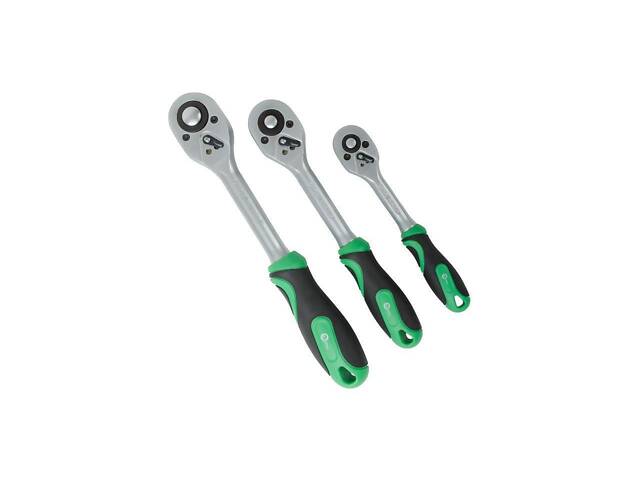 Ключ трещоточный (рукоятка с храповым механизмом) Intertool - 1/2' x 72T - Фото 8