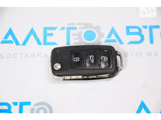Ключ VW Passat b7 12-15 USA 4 кнопки, раскладной