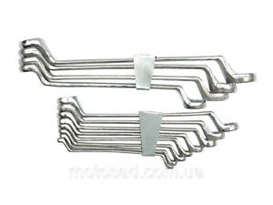 Ключі накидні вигнуті VOREL М 6-32 мм, компл. 12 шт [2/8]