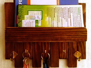 Ключница деревянная 'Дувр' латте