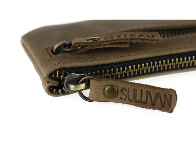 Ключниця шкіряна сумочка для ключів SULLIVAN k2 (5.5) оливкова - Фото 3