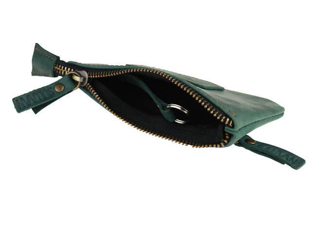 Ключниця шкіряна сумочка для ключів SULLIVAN k2 (5.5) зелена - Фото 2