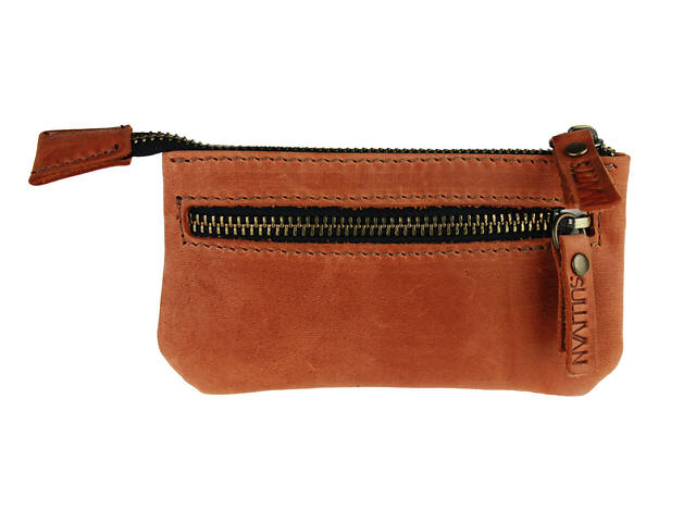 Ключниця шкіряна сумочка для ключів SULLIVAN k2 (5.5) світло-коричнева - Фото 4