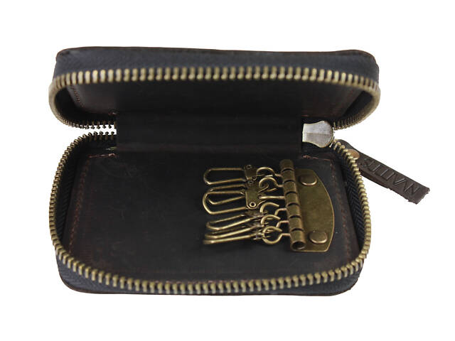 Ключниця шкіряна сумочка для ключів SULLIVAN k3(5) коричнева - Фото 2