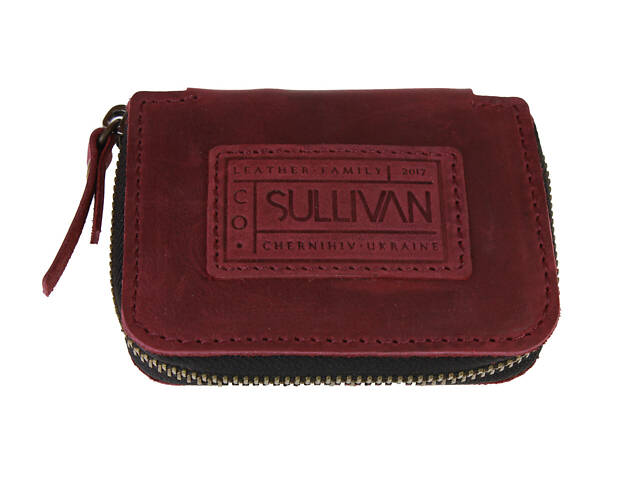Ключниця шкіряна сумочка для ключів SULLIVAN k3(5) марсала - Фото 3