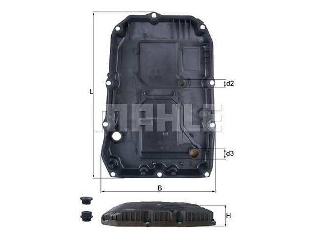 KNECHT HX 196KIT Маслоприймач (піддон) АКПП MB C-class (W205)/E-class (W212/W213) 1.6-3.0 09- (OM651/M276/M274/OM642)