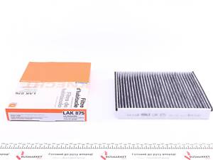 KNECHT LAK 875 Фильтр салона Ford Transit Connect 1.0/1.6TDCi 13- (угольный)