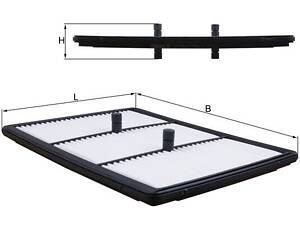 KNECHT LX 5824 Воздушный фильтр Kia Niro/Hyundai Ioniq 1.6 hybrid 16-