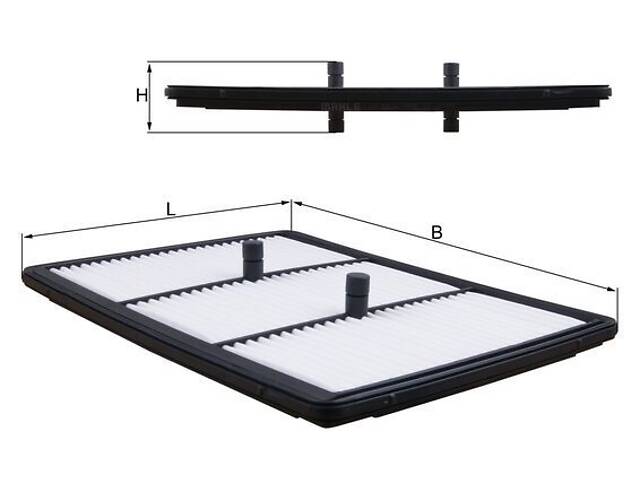 KNECHT LX 5824 Воздушный фильтр Kia Niro/Hyundai Ioniq 1.6 hybrid 16- - Фото 1