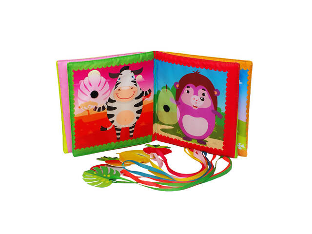 Книга м'яка 'Хто що їсть?' Велика Книжкова хмарочос 403921 - Фото 1