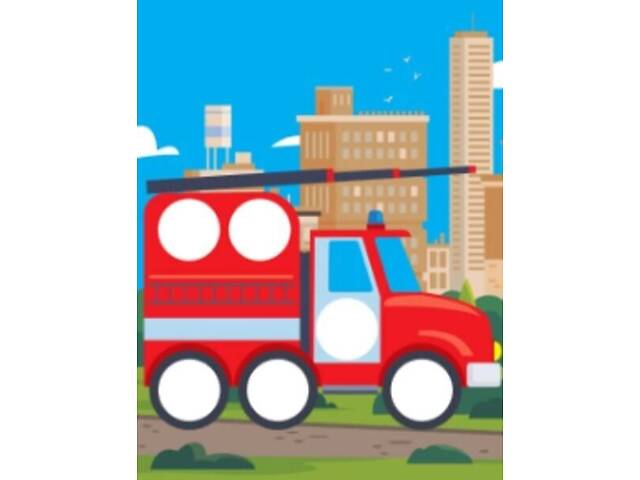 Книга серія: Розвивайка. Магічні кружочки ' Авто ' - Фото 1