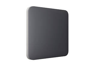 Кнопка для одноклавишного или проходного выключателя Ajax SoloButton (1-gang/2-way) graphite