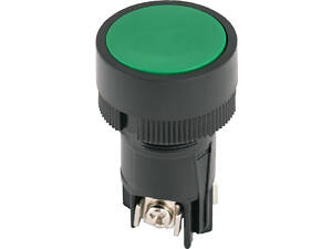 Кнопка управления 1NO+1NC 22мм без подсветки зеленая [p0810131] e.mb.ea135 E.NEXT