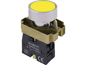 Кнопка управления 1NO 22мм без подсветки желтая [p0810108] e.mb.ba51 E.NEXT