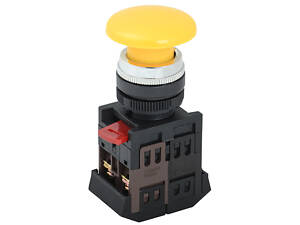 Кнопка управления 'Грибок' 1NO+1NC 22мм без подсветки желтая [BBG30-AEA-K05] AEA-22 UEC