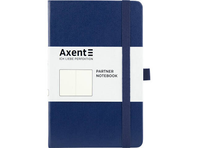 Книга записна Axent Partner 125х195 мм без ліновки 96 аркушів Синя (8307-02-A) - Фото 1