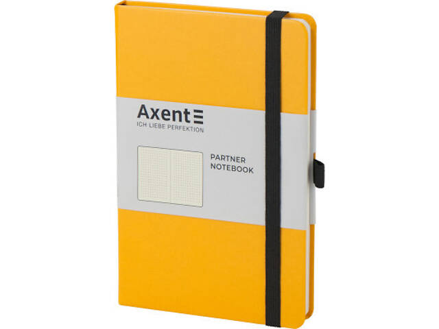 Книга записна Axent Partner 125х195 мм в клітинку 96 аркушів Жовта (8306-08-A) - Фото 2