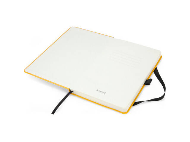 Книга записна Axent Partner 125х195 мм в клітинку 96 аркушів Жовта (8306-08-A) - Фото 4