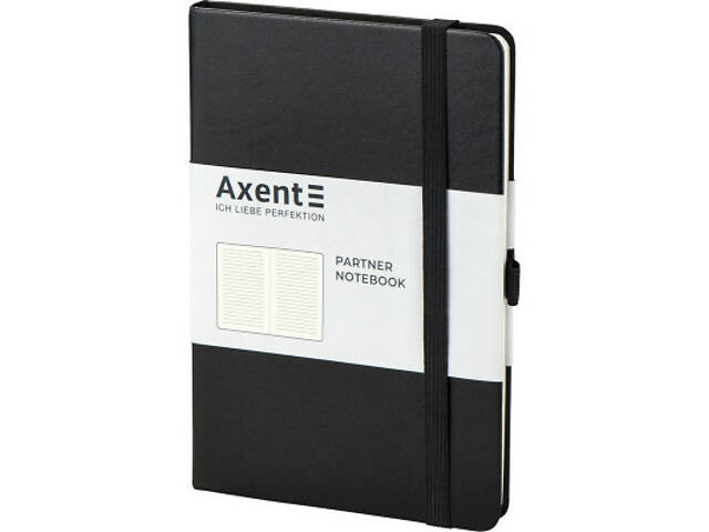 Книга записна Axent Partner 125х195 мм в лінійку 96 аркушів Чорний (8308-01-A) - Фото 2