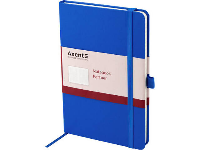 Книга записна Axent Partner, 125x195 мм, 96 аркушів, клітинка, блакитна (8201-07-A) - Фото 2