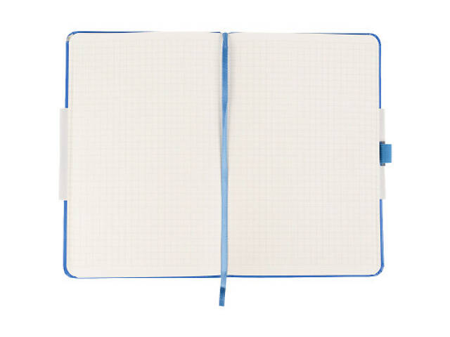 Книга записна Axent Partner, 125x195 мм, 96 аркушів, клітинка, блакитна (8201-07-A) - Фото 4