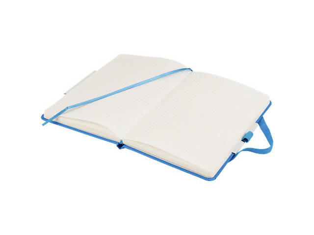 Книга записна Axent Partner, 125x195 мм, 96 аркушів, клітинка, блакитна (8201-07-A) - Фото 7