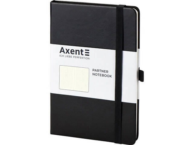 Книга записна Axent Partner, 125x195 мм, 96 аркушів, крапка, чорна (8306-01-A) - Фото 2