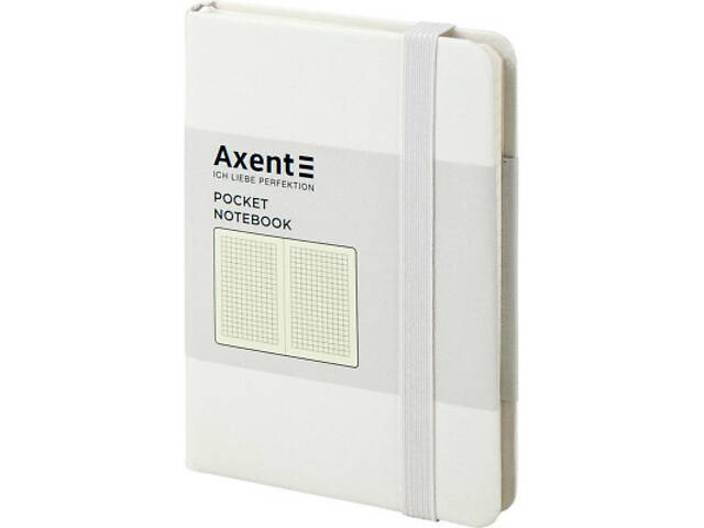 Книга записна Axent Partner 95х140 мм в клітинку 96 аркушів Біла (8301-21-A) - Фото 2