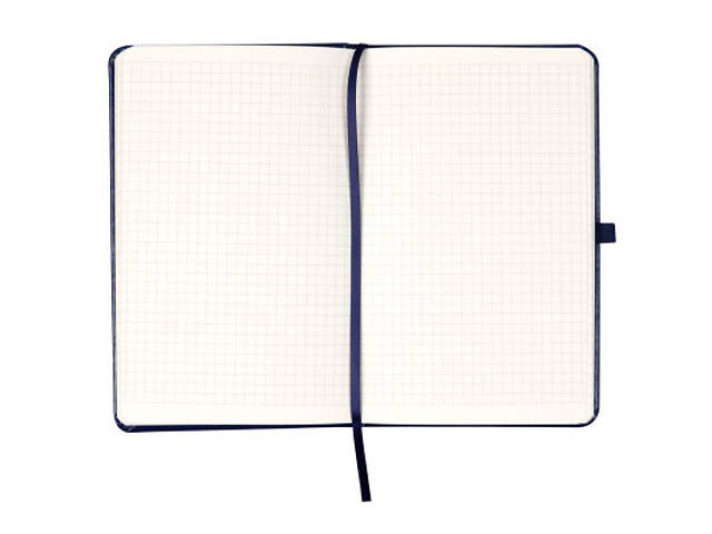 Книга записна Axent Partner Lux, 125x195 мм, 96 аркушів, клітинка, тверда обкладинка, синя (8202-02-A) - Фото 4