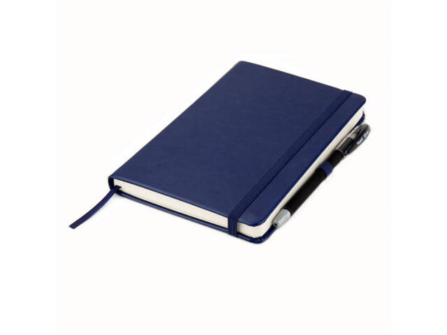 Книга записна Axent Partner Lux, 125x195 мм, 96 аркушів, клітинка, тверда обкладинка, синя (8202-02-A) - Фото 8