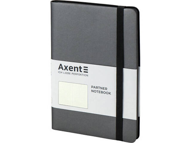 Книга записна Axent Partner Soft 125х195 мм в клітинку 96 аркушів Сіра (8310-15-A) - Фото 2