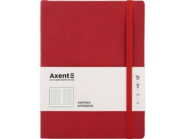 Книга записна Axent Partner Soft L 190х250 мм у гнучкій обкладинці 96 аркушів у клітинку (8615-06-A) - Фото 1