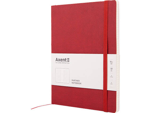 Книга записна Axent Partner Soft L 190х250 мм у гнучкій обкладинці 96 аркушів у клітинку (8615-06-A) - Фото 2