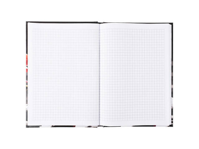 Книга записна Axent R&B Flower А5, 96 аркушів, клітинка, тверда обкладинка (8457-7-A) - Фото 4
