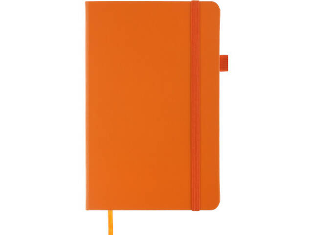 Книга записна Buromax Etalon 125x195 мм 96 аркушів у лінію обкладинка зі штучної шкіри Оранжева (BM.291260-11) - Фото 2