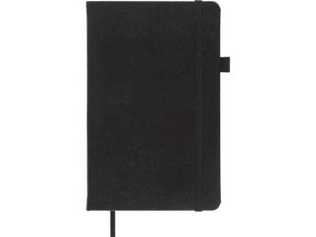 Книга записна Buromax Etalon 125x195 мм 96 аркушів в клітинку обкладинка зі штучної шкіри Чорна (BM.291360-01) - Фото 2