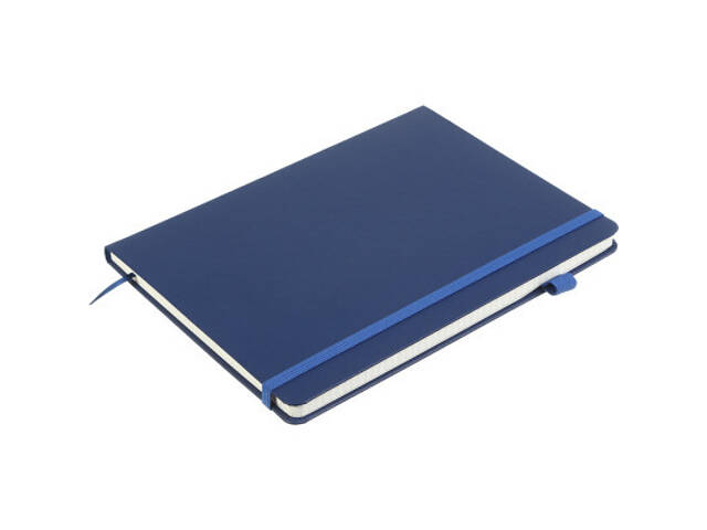 Книга записна Buromax Etalon 190x250 мм 96 аркушів у клітинку обкладинка зі штучної шкіри Синя (BM.292160-02) - Фото 3