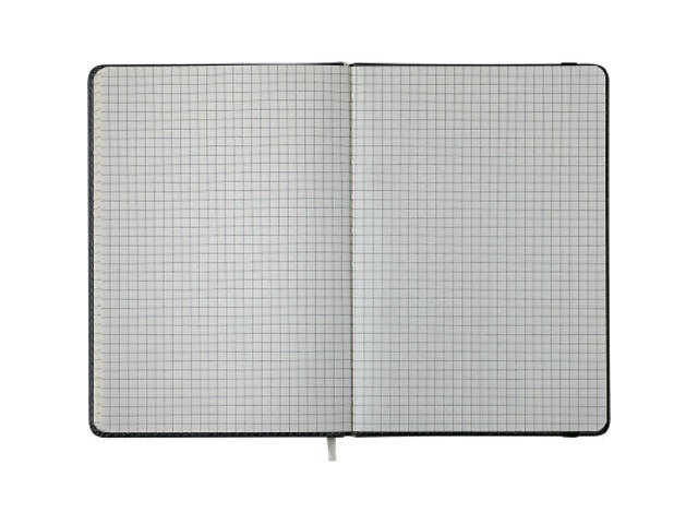 Книга записна Buromax Primo 125x195 мм 96 аркушів у клітинку обкладинка зі штучної шкіри Синя (BM.291161-02) - Фото 4